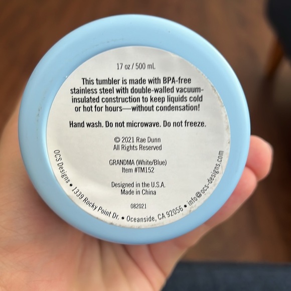 RAE DUNN GRANDMA TUMBLER - Picture 7 of 7